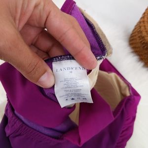 Lands' End Swim - Lands end slinder tunic swimsuit purple ombre Lands' End Swim - Lands end slinder tunic swimsuit purple ombre
